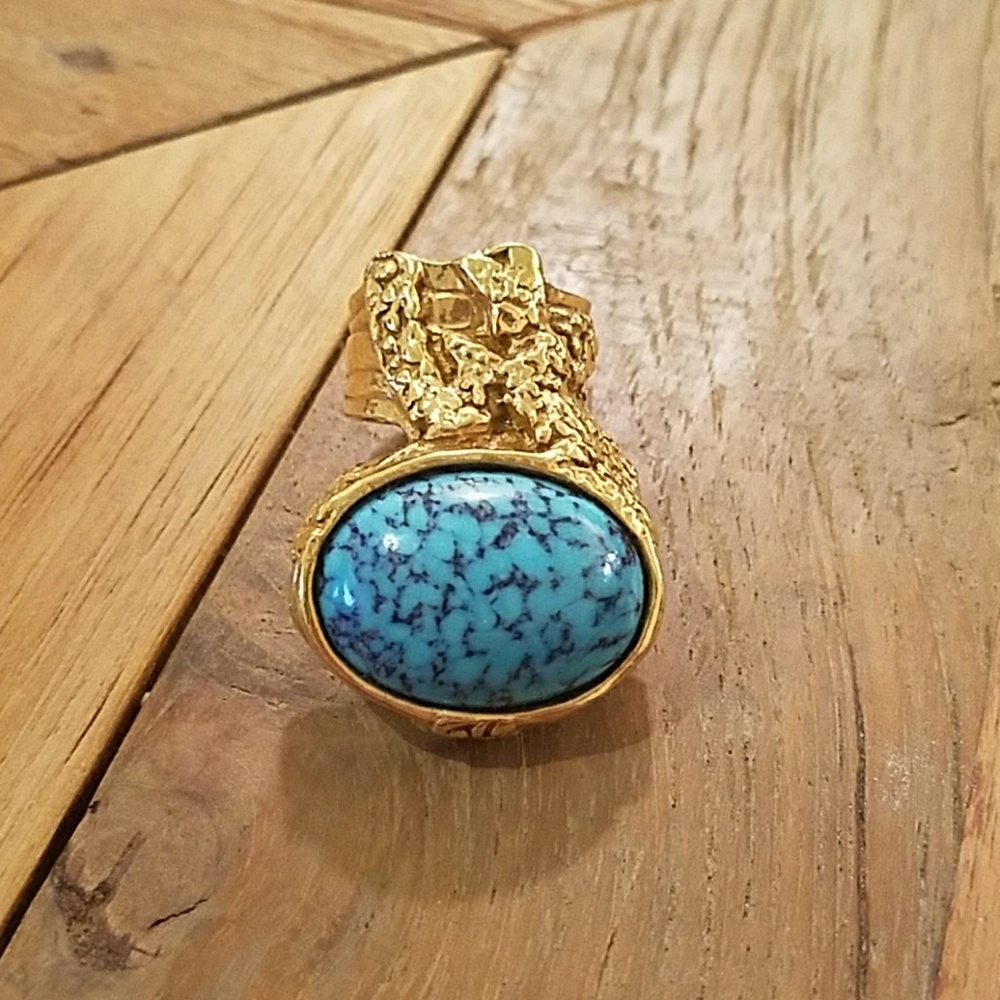 YSL Turquoise Arty Ring